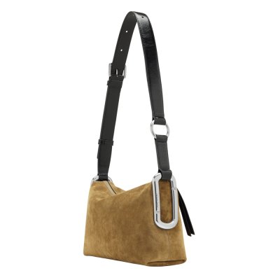 THE SCENE MEDIUM SHOULDER BAG IN SUEDE